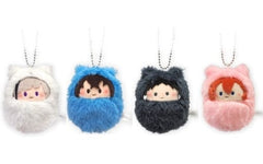 Chuuya Nakahara, etc. Bungo Stray Dogs Kurumitapinui All 4 Types Set Key Chain [USED]