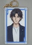 Keigo Atobe Newly Drawn Illustration Trump Motif Plain Clothes Ver. The New Prince of Tennis Double-Sided Big Acrylic Key Chain Key Ring [USED]