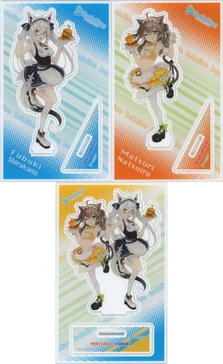 Shirakami Fubuki, etc. VTuber Hololive Acrylic Stand Molly Online Vol.6 Limited All 3 Types Set Acrylic Stands [USED]
