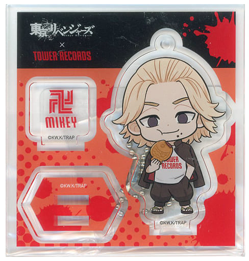 Manjiro Sano Tokyo Revengers Acrylic Stand Keychain Tower Records Cafe Limited Key Chain [USED]