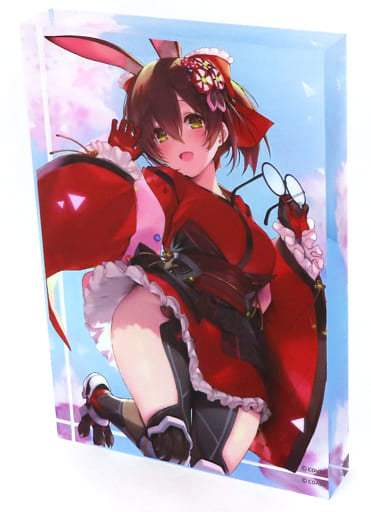 Roboco-san VTuber Hololive Blue_Gk-sensei Original Illustration Double-Layer Printed Acrylic Block Roboco-san 3rd Anniversary Celebration Acrylic Stands [USED]
