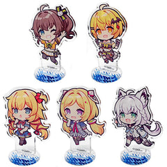 Natsuiro Matsuri, etc. VTuber Hololive Hololive 1st Generation Chibi Acrylic Figure with Illustration Atre Akihabara Hololive Summer Festival Exclusive 5 Body Set Acrylic Stands [USED]