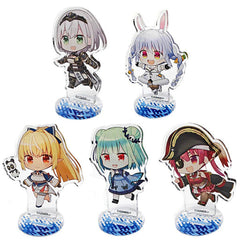 VTuber Hololive Usada Pekora & Others Hololive 3rd Generation Chibi Acrylic Figure with Illustration Atre Akihabara Hololive Summer Festival Exclusive 5 Body Set Acrylic Stands [USED]