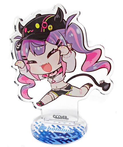 Tokoyami Towa VTuber Hololive Chibi Acrylic Figure with Illustration Atre Akihabara Hololive Summer Festival Exclusive Acrylic Stands [USED]
