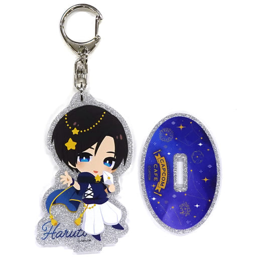 Haruto Star Toraware no Palm Trading Acrylic Stand Key Chain Capcom Cafe Limited Key Chain [USED]