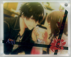 Aiji Yanagi Ichika Hoshino Amnesia & Collar x Malice CoLotta Acrylic Plate Key Chain animate cafe Limited Stamp Card Campaign Benefits Key Chain [USED]