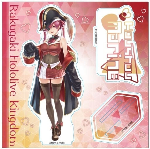 Houshou Marine Rakugaki Kingdom X Hololive Acrylic Stand Acrylic Stands [USED]