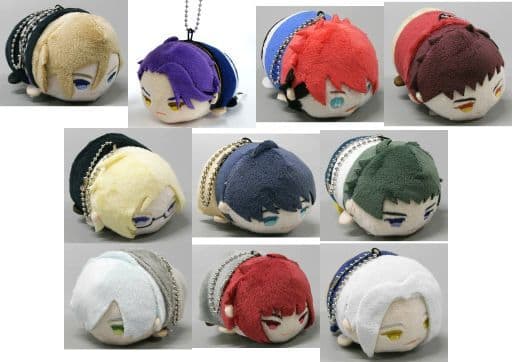 Banri Settsu, etc. A3! Mochimochi Mascot Vol.2 animate Limited All 10 Types Set Key Ring [USED]