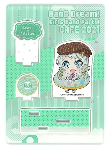 Eve Wakamiya BanG Dream! Girls Band Party! Acrylic Stand Bang Dream! Girls Band Party! Cafe 2021 Limited Acrylic Stand [USED]