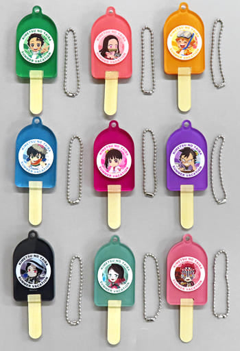 Tanjiro Kamado, etc. Demon Slayer: Kimetsu no Yaiba Random Popsicle Style Charm Group A All 9 Types Set Charm [USED]
