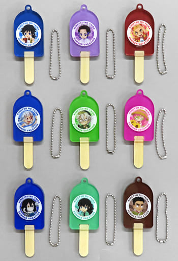 Shinobu Kocho, etc. Demon Slayer: Kimetsu no Yaiba Random Popsicle Style Charm Group B All 9 Types Set Charm [USED]