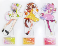 Nekomata Okayu Inugami Korone Himemori Luna Set VTuber Hololive Original Acrylic Stand Set Vol.4 FamilyMart Vol.4 Exclusive Set of 3 Acrylic Stands [USED]