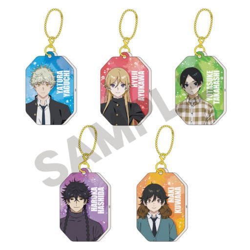 Yatora Yaguchi, etc. Blue Period Oshipita Key Chain All 5 Types Set Key Ring [USED]