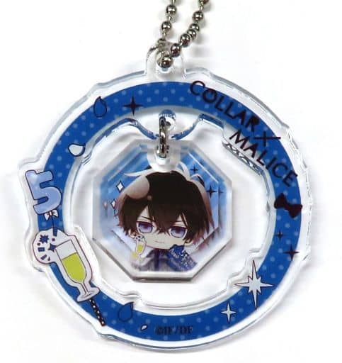 Aiji Yanagi Color x Malice Yurayura Gem Cut Acrylic Key Chain 5th Anniversary Shop Limited Key Chain [USED]
