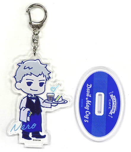 Devil May Cry 5 Nero Trading Acrylic Stand Keychain Capcom Cafe Ikebukuro Limited Keychains [USED]