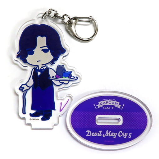 V Devil May Cry 5 Trading Acrylic Stand Key Chain Capcom Cafe Ikebukuro Limited Key Chain [USED]