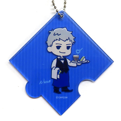 Devil May Cry 5 Nero Puzzle Acrylic Keychain Capcom Cafe Ikebukuro Limited Keychains [USED]