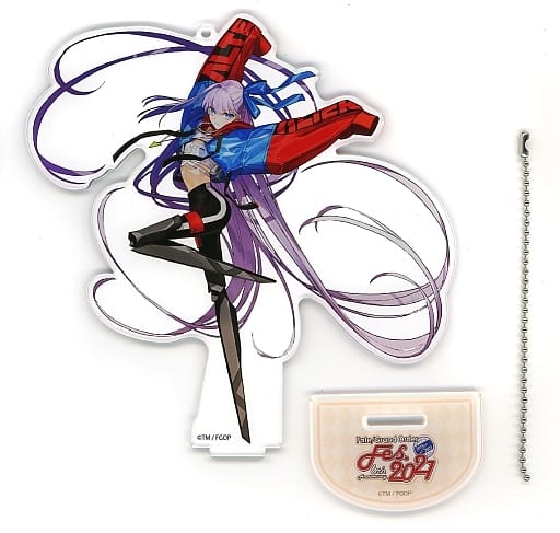 Lancer/Mysterious Alter Ego Lambda Fate/Grand Order By Servant Newly Drawn Illustration Acrylic Mascot B Fes. 2021 6th Anniversary Limited Key Chain [USED]