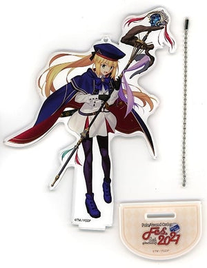 Caster Artoria Caster Fate/Grand Order By Servant Newly Drawn Illustration Acrylic Mascot C Fes. 2021 6th Anniversary Limited Key Chain [USED]