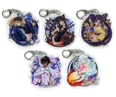 Assassin / Mysterious Heroine X, etc. Fate/Grand Order Command Code Trading Acrylic Keychain Vol.4 Character Fes. 2021 6th Anniversary Limited All 5 Types Set Key Chain [USED]