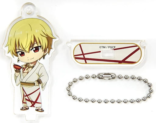 Gilgamesh Fate/Grand Carnival Connectable Acrylic Stand Key Chain LAWSON Limited Key Chain [USED]