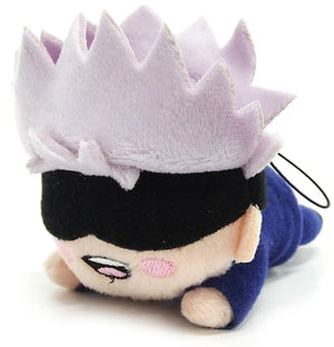 Satoru Gojo Jujutsu Kaisen Lying Plush Toy Petit Key Ring [USED]