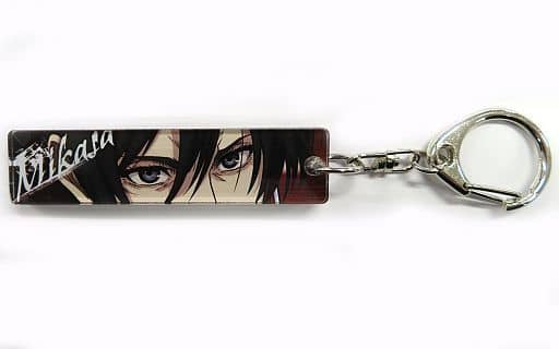 Mikasa Ackerman Attack on Titan Eye Catching Acrylic Key Chain Collection Acrylic Key Chain Key Chain [USED]