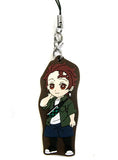 Tanjiro Kamado Demon Slayer: Kimetsu no Yaiba X Lawson Rubber Charm Lawson Summer Uniform Key Ring [USED]