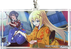 Darkness Megumin Konosuba: Fantastic Days Trading Layered Acrylic Key Chain Vol.1 Pop Up Store Atre Akihabara Limited Key Chain [USED]
