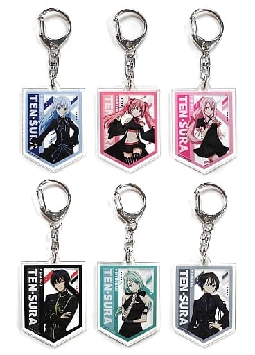 Milim Nava, etc. That Time I Got Reincarnated as a Slime Trading Acrylic Key Chains Don Quijote Limited All 6 Types Set Key Chain [USED]