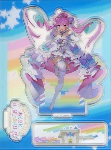 Minato Aqua VTuber Hololive Acrylic Stand Minato Aqua Solo Live 2020 Aquairo Super Dream Exclusive Acrylic Stands [USED]