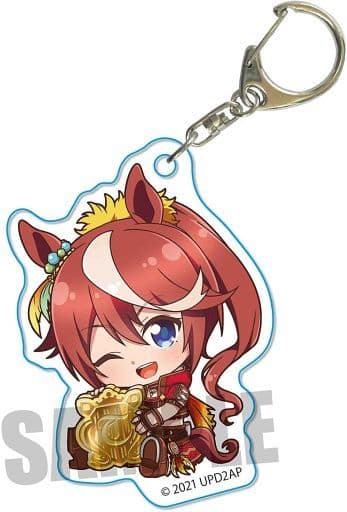 Tokai Teio Uma Musume Pretty Derby Season 2 Gyugyutto Acrylic Key Chain Key Ring [USED]