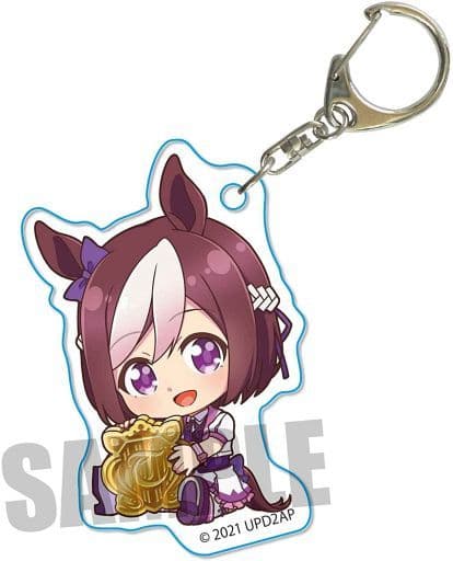 Special Week Uma Musume Pretty Derby Season 2 Gyugyutto Acrylic Key Chain Key Ring [USED]
