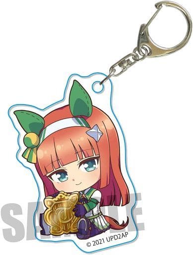 Silence Suzuka Uma Musume Pretty Derby Season 2 Gyugyutto Acrylic Key Chain Key Ring [USED]