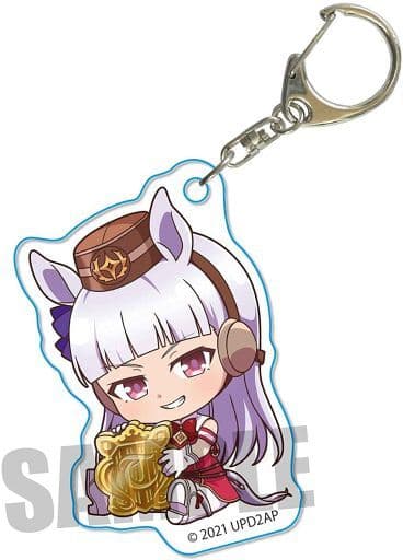 Gold Ship Uma Musume Pretty Derby Season 2 Gyugyutto Acrylic Key Chain Key Ring [USED]