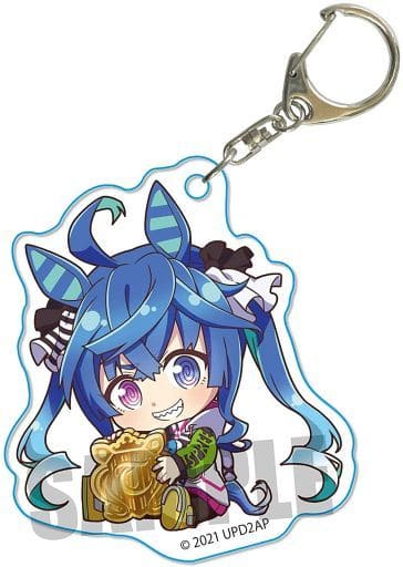 Twin Turbo Uma Musume Pretty Derby Season 2 Gyugyutto Acrylic Key Chain Key Ring [USED]