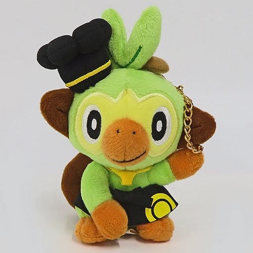 Pastry Chef Grookey Pokemon Mascot Pokemon Cafe Limited Key Chain [USED]