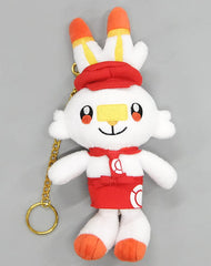 Scorbunny Waiter Pokemon Mascot Pokemon Cafe Limited Key Chain [USED]