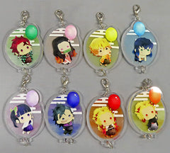 Nezuko Kamado, etc. Demon Slayer: Kimetsu no Yaiba Fluffy Acrylic Charm Balloon Vol.1 All 8 Types Set Charm [USED]