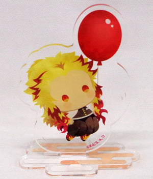 Kyojuro Rengoku Balloon Ver. Demon Slayer: Kimetsu no Yaiba Yurafuwa Acrylic Mascot Key Chain [USED]