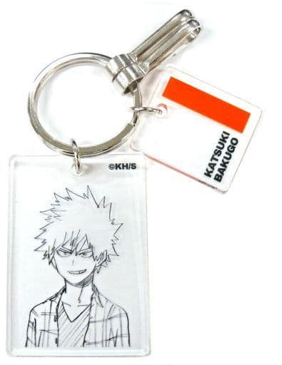 My Hero Academia Katsuki Bakugo Clear Base Keychain Keychains [USED]