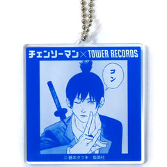 Chainsaw Man Aki Hayakawa Famous Scene Acrylic Keychain Manga Exhibition at Tower Records Limited Keychains [USED]