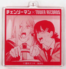 Chainsaw Man Power Kobeni's Car Famous Scene Acrylic Keychain Manga Exhibition at Tower Records Limited Keychains [USED]