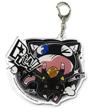 Morgana Persona 5 Pita! Deformed Acrylic Key Chain Plus Key Ring [USED]