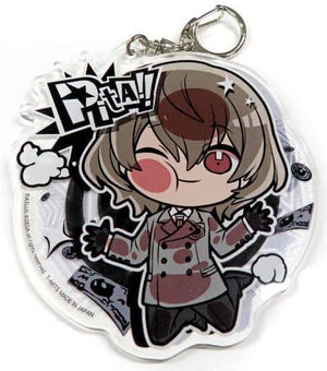 Goro Akechi Persona 5 Pita! Deformed Acrylic Key Chain Plus Key Ring [USED]