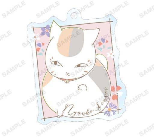 Nyanko-sensei C Natsume's Book of Friends Lette-Graph Trading Nyanko-sensei Acrylic Key Chain Key Chain [USED]