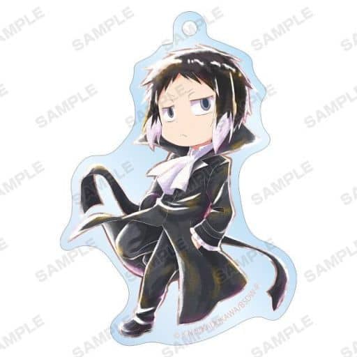 Ryunosuke Akutagawa Bungo Stray Dogs Wan! Ani-Art Aqua Label Trading Acrylic Key Chain Key Chain [USED]
