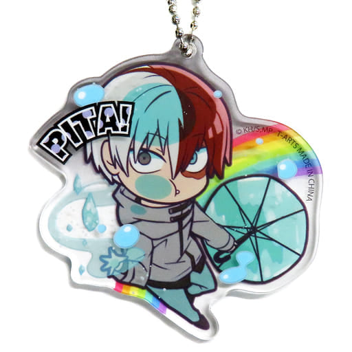 Shoto Todoroki Umbrella My Hero Academia Pita! Deformed Raincoat Acrylic Keychain animate Limited Box Purchase Privilege Key Chain [USED]