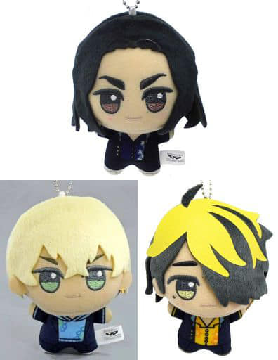 Keisuke Baji, etc. Tokyo Revengers Chibigurumi Namco Campaign Vol.2 Namco Limited All 3 Types Set Key Chain [USED]