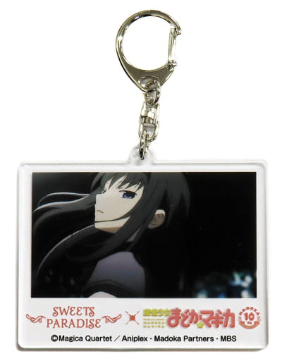 Homura Akemi Magical Girl Puella Magi Madoka Magica 10th Anniversary Trading Acrylic Key Chains Sweets Paradise Limited Key Chain [USED]